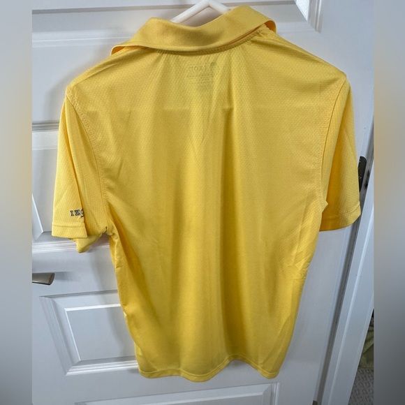 Men’s S Izod Sunshine Yellow Cool FX Golf Shirt - Picture 4 of 7